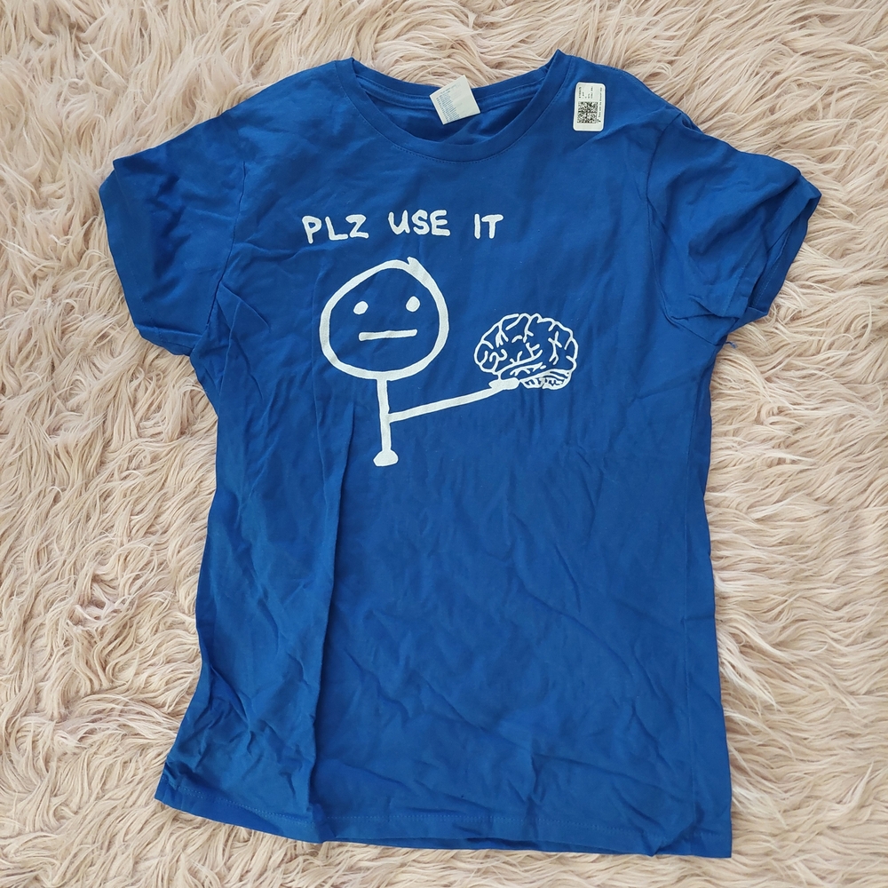 👕2☆ for $12: Blue Graphic T-Shirt